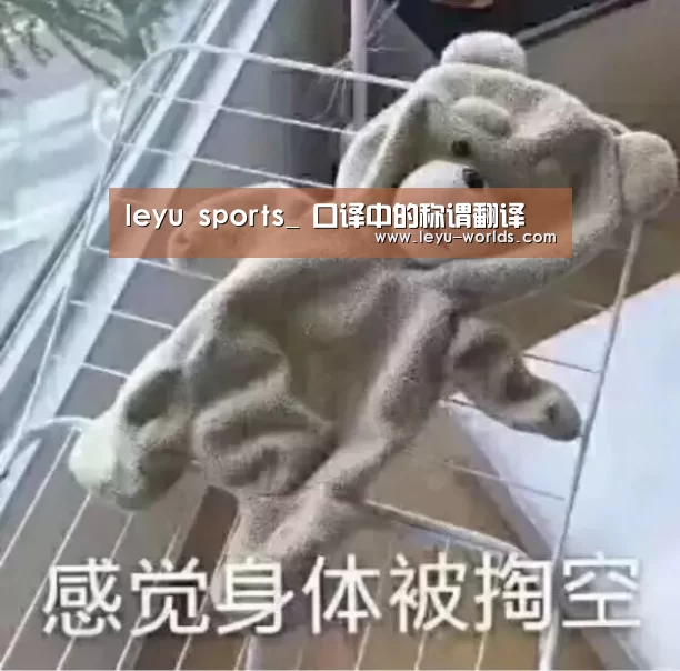 leyu sports_
口译中的称谓翻译(图3) 乐鱼VIP注册app下载